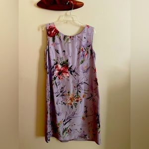 Cold water creek violet sleeveless dress.
